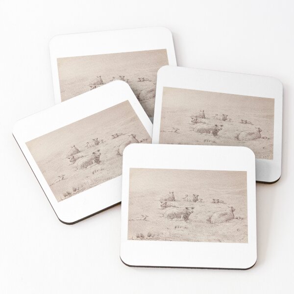 Item preview, Spring lambs enjoying the sunshine designed and sold by RutlandArt.