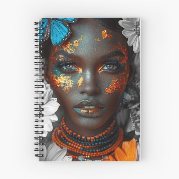 Item preview, Africa woman queen flower white designed and sold by Rockwpapart.