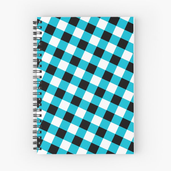 Item preview, Black Teal & White Squares Repeating Unlimited Ornaments Pattern designed and sold by Alchemy-A-La-G.