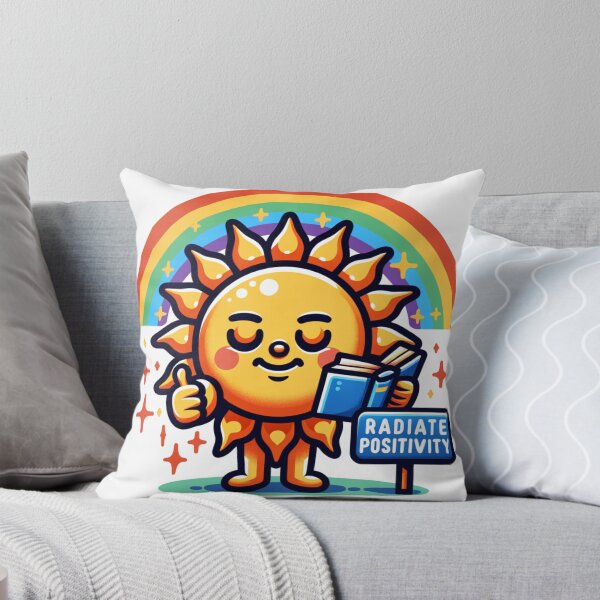 Item preview, Radiate Positivity Inspirational Typography Art Print designed and sold by DreamPerception.