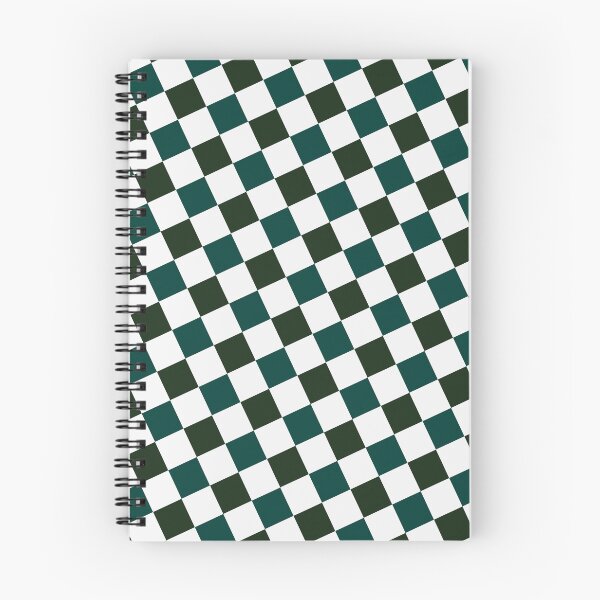 Item preview, Black Green & White Squares Repeating Unlimited Ornaments Pattern designed and sold by Alchemy-A-La-G.