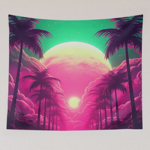 Item preview, Cybernetic Symphony Reverie: Abstract Retrowave Fusion designed and sold by Mullet Monkey.