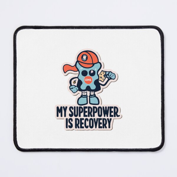 Item preview, My Superpower is Recovery Superhero Bone Illustration designed and sold by NiftyWrx.