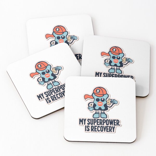Item preview, My Superpower is Recovery Superhero Bone Illustration designed and sold by NiftyWrx.