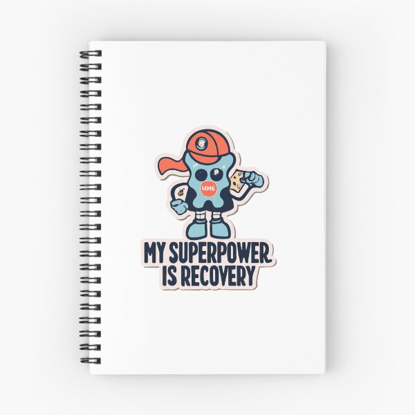 Item preview, My Superpower is Recovery Superhero Bone Illustration designed and sold by NiftyWrx.