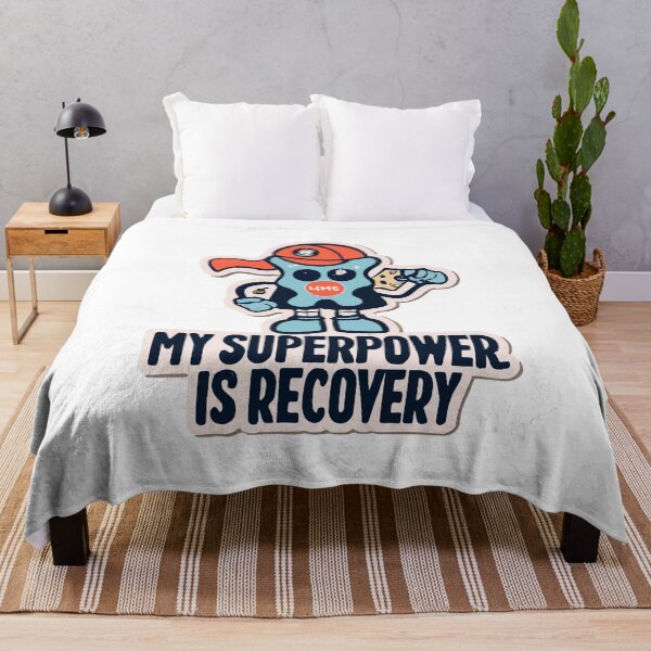 Item preview, My Superpower is Recovery Superhero Bone Illustration designed and sold by NiftyWrx.