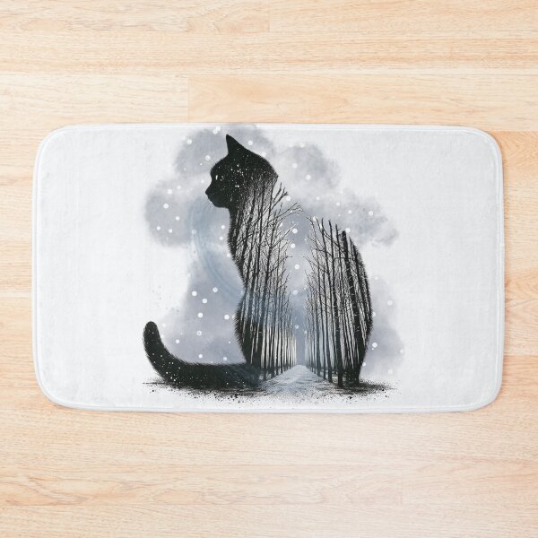 Item preview, Winter Cat - Snowy Day Double Exposure designed and sold by HausKatz.