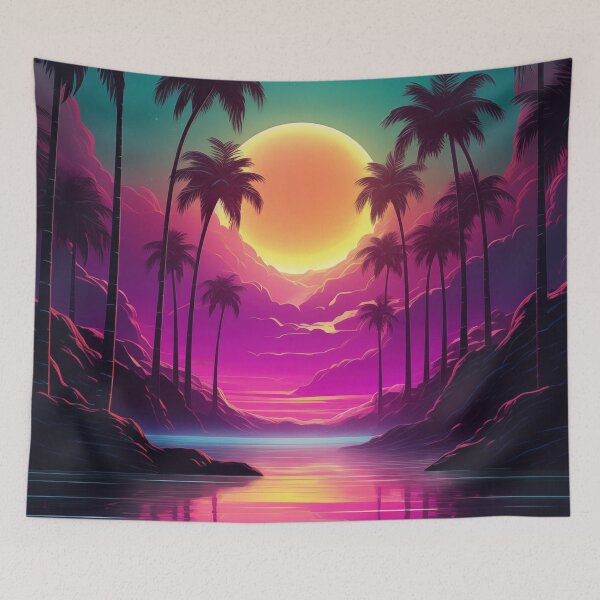 Item preview, Astral Waveform Symphony: Synthwave Abstract Vibes designed and sold by Mullet Monkey.