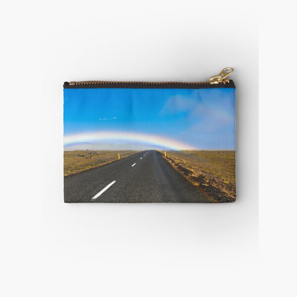 Item preview, Icelandic Road Landscape with double rainbow designed and sold by dvoevnore.