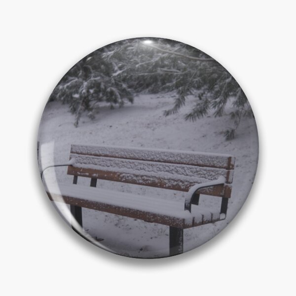 Item preview, Winter's Pause: Snow-Dusted Park Bench designed and sold by Vantage35.