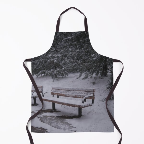 Item preview, Winter's Pause: Snow-Dusted Park Bench designed and sold by Vantage35.