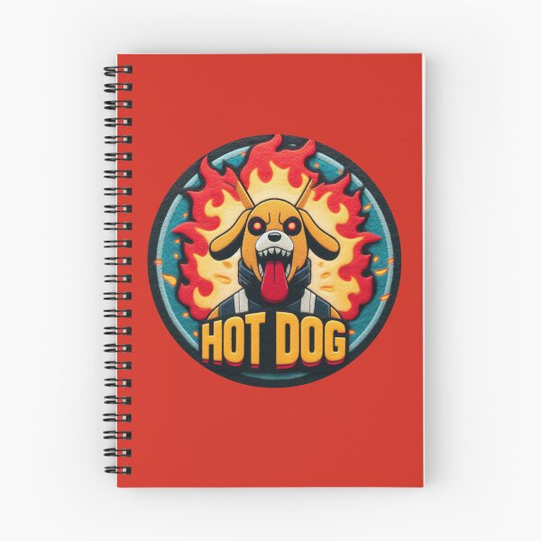 Item preview,  Sinister Dog with Fire Illustration - HOT DOG in Felt designed and sold by GALUMARKET.