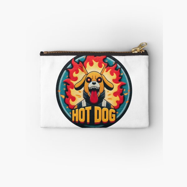 Item preview,  Sinister Dog with Fire Illustration - HOT DOG in Felt designed and sold by GALUMARKET.