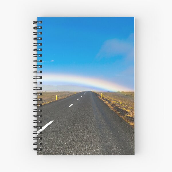 Item preview, Icelandic Road Landscape with double rainbow designed and sold by dvoevnore.