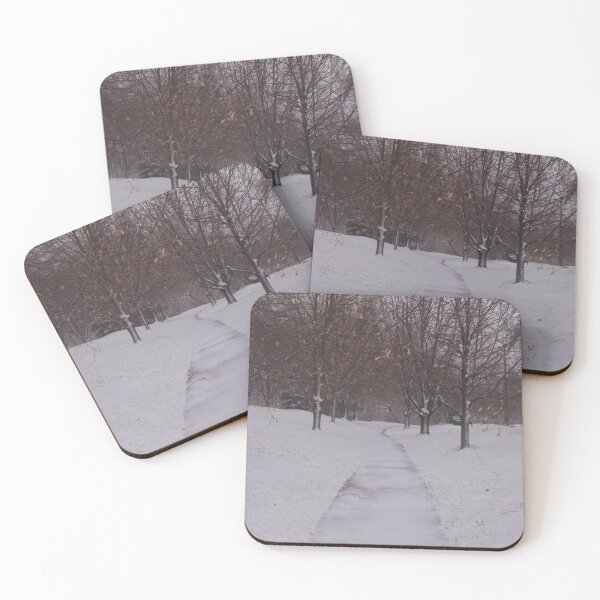 Item preview, Winter's Pathway: A Trail Through Frosted Trees designed and sold by Vantage35.