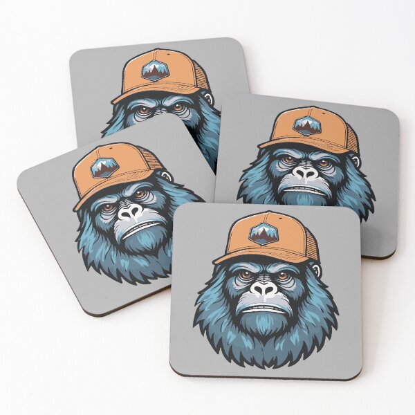 Item preview, Sasquatch Wearing a Trucker Hat designed and sold by Sarcastic Narwhal.