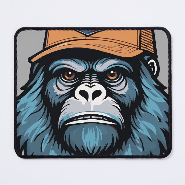 Item preview, Sasquatch Wearing a Trucker Hat designed and sold by Sarcastic Narwhal.