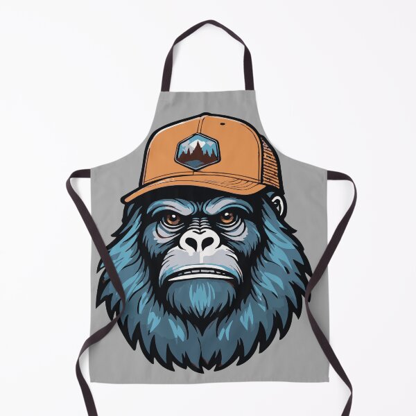 Item preview, Sasquatch Wearing a Trucker Hat designed and sold by Sarcastic Narwhal.