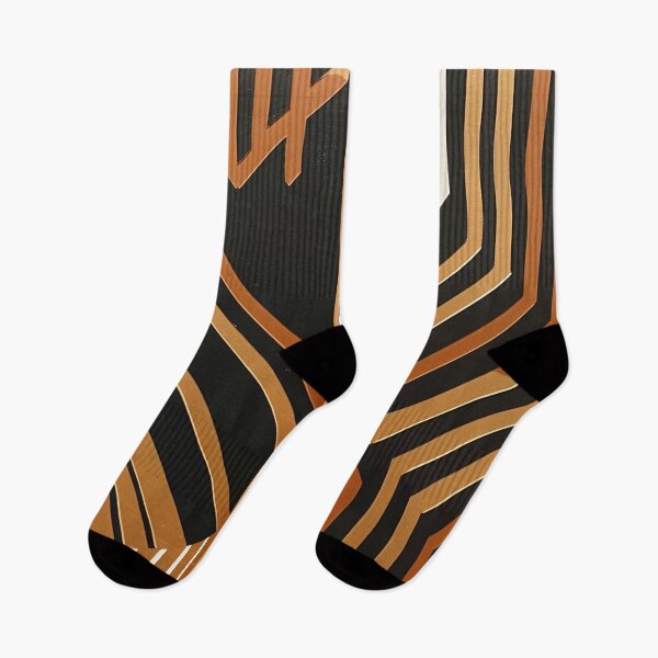 Item preview, Copper, White and Black Geometric Patterns 1 designed and sold by HoskingInd.