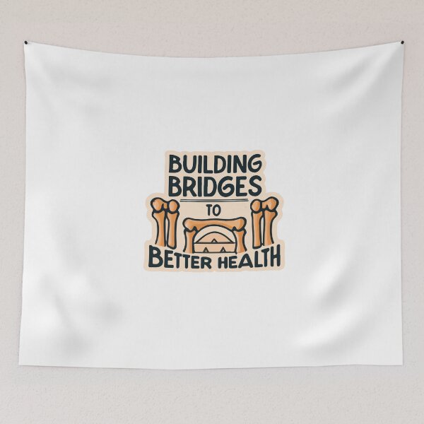 Item preview, Building Bridges to Better Health - Architectonic Bone Bridge Design designed and sold by NiftyWrx.