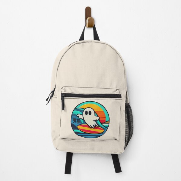 Item preview, Kawaii Ghost on Surfboard designed and sold by GALUMARKET.