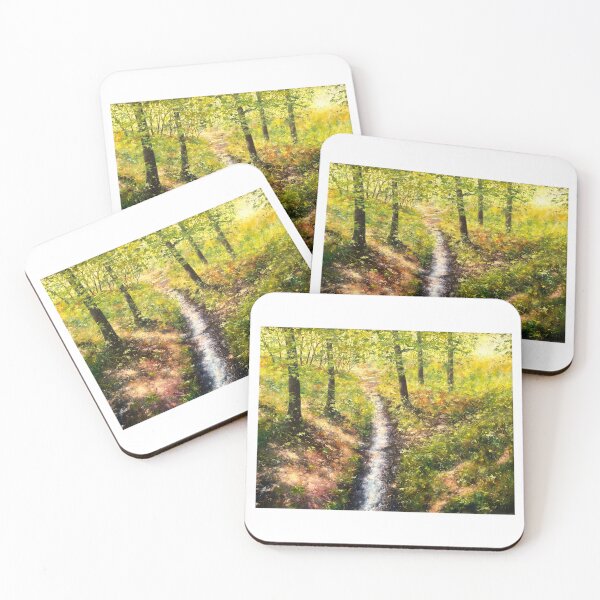 Item preview, Small stream flowing through Woodland designed and sold by RutlandArt.