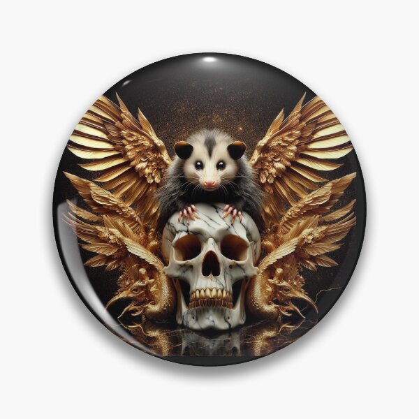 Item preview, Opossum and skull designed and sold by Biothurgy.
