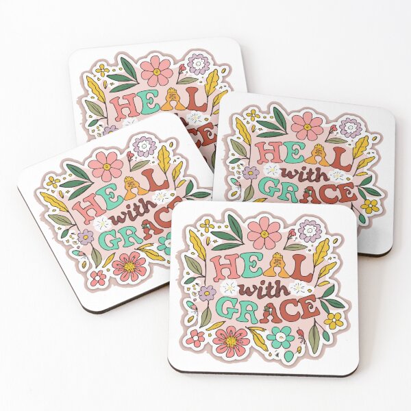 Item preview, Heal with Grace - Pastel Floral & Animal Cast Design designed and sold by NiftyWrx.