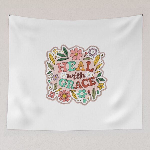 Item preview, Heal with Grace - Pastel Floral & Animal Cast Design designed and sold by NiftyWrx.