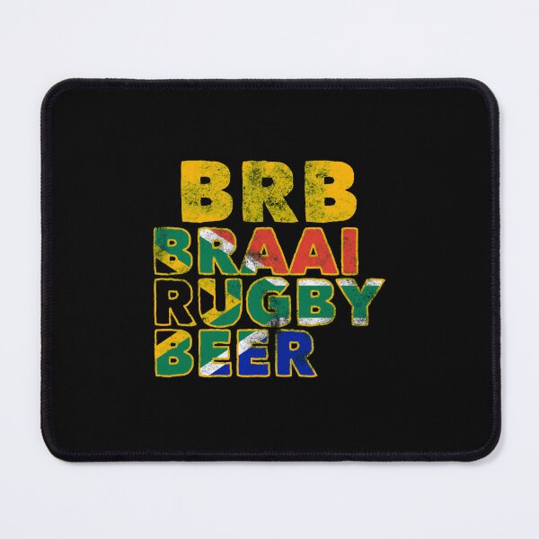 Item preview, Retro BRB Braai Rugby Beer Gift designed and sold by rollemajesty.