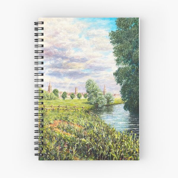 Item preview, View of Stamford from the meadows designed and sold by RutlandArt.