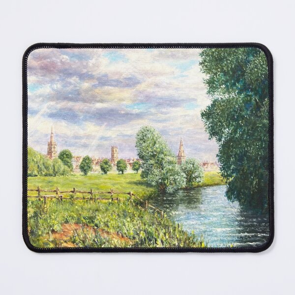 Item preview, View of Stamford from the meadows designed and sold by RutlandArt.