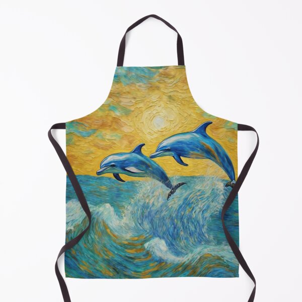 Item preview, "Dolphins in Flight" designed and sold by Artisticanvas.