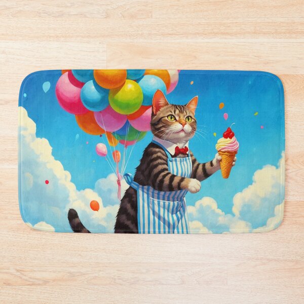 Item preview, Cat And Balloons designed and sold by SassyArtistry.