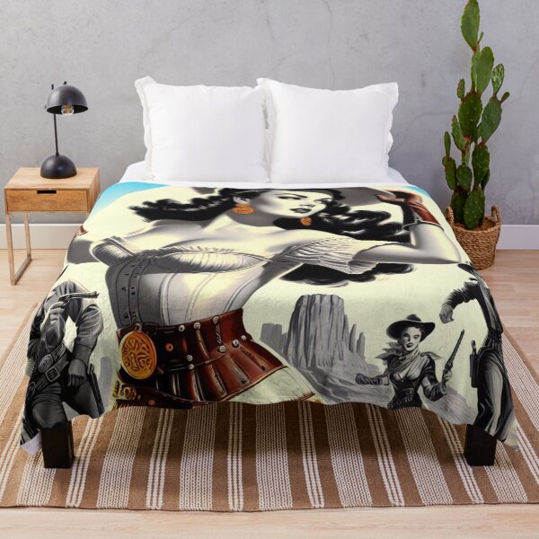 Item preview, Retro Western Pin-up designed and sold by PulpVintage.