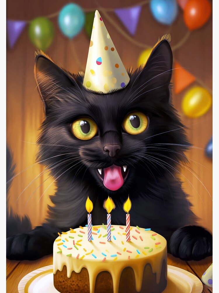 Un Chat Portant Un Chapeau Qui Dit "chat" Dessus | Vecteur Premium