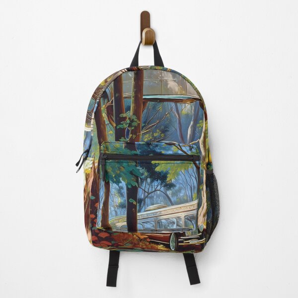 Item preview, Old Cars in Fantastic Woods designed and sold by OlgaStudio.