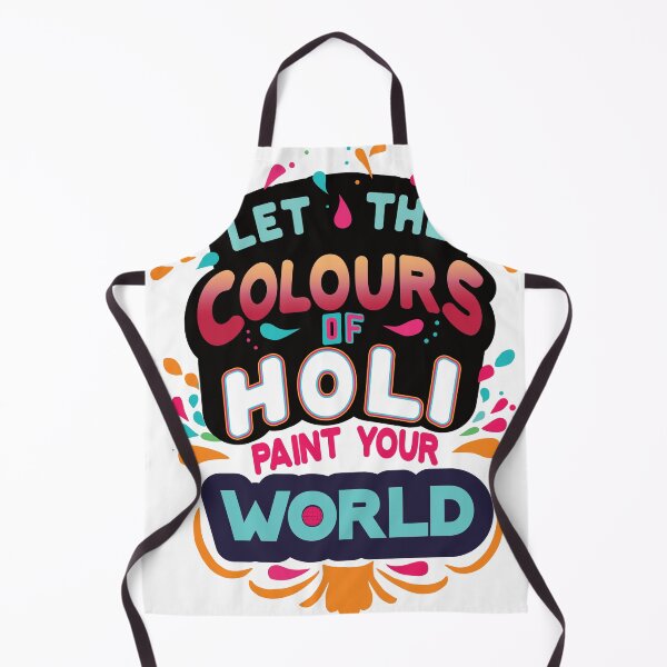 Item preview, LET THE COLOURS OF HOLI PAINT YOUR WORLD designed and sold by Zyro Craft.