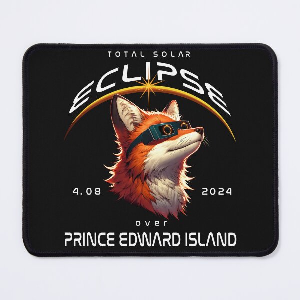 Item preview, Total Solar Eclipse Over Prince Edward Island, Canada, A Red Fox wearing sunglasses looking up at the Total Solar Eclipse, Animal Eclipse Viewing Pawty designed and sold by jeyel7.