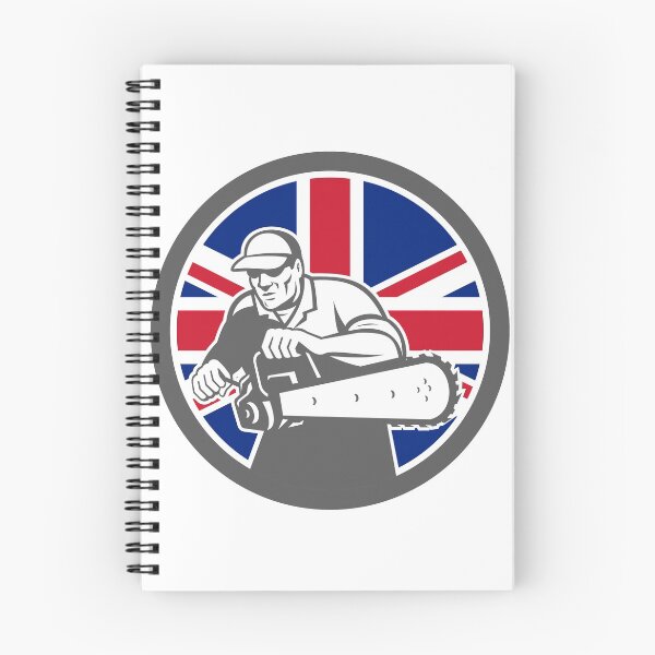 Item preview, British Arborist Union Jack Flag Icon designed and sold by patrimonio.