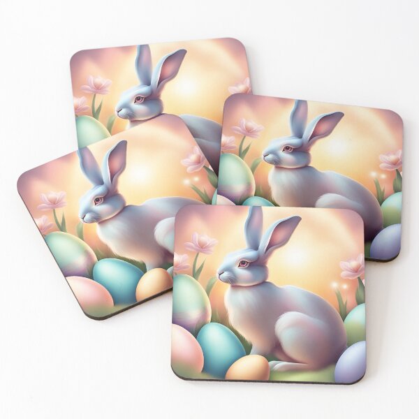 Item preview, Easter bunny in pastels designed and sold by seahorse crossing.
