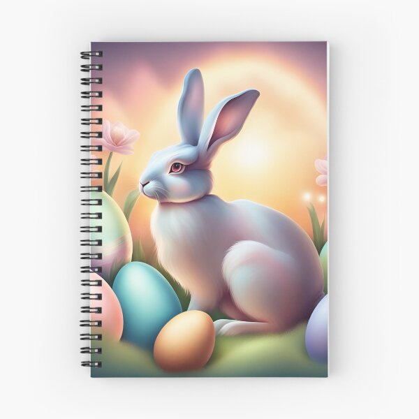 Item preview, Easter bunny in pastels designed and sold by seahorse crossing.