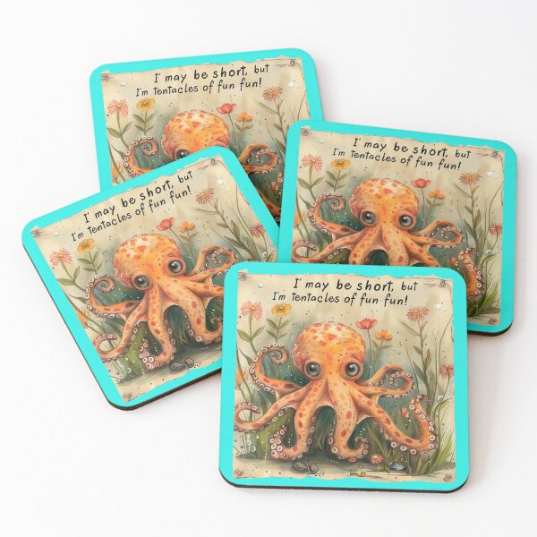 Item preview, I may be short, but I'm tentacles of fun! designed and sold by Ace Apparel  Attire.