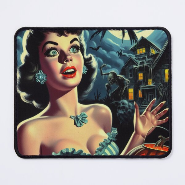 Item preview, Retro Halloween Girl designed and sold by PulpVintage.