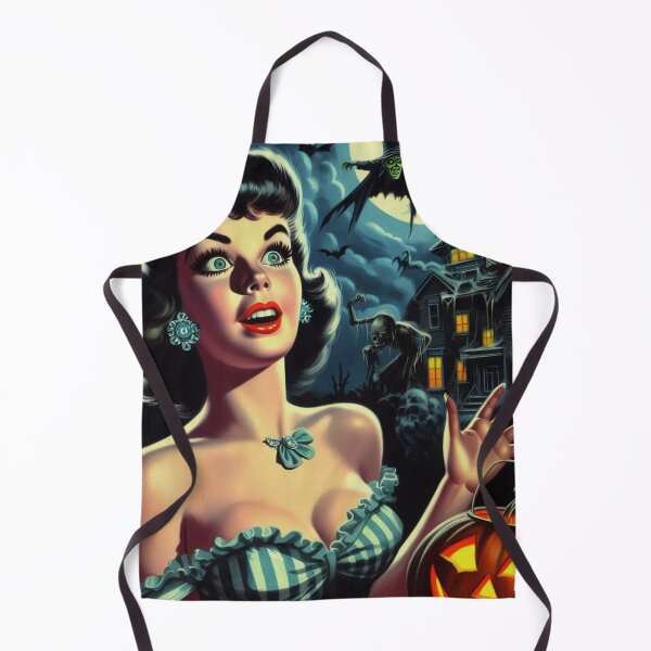 Item preview, Retro Halloween Girl designed and sold by PulpVintage.