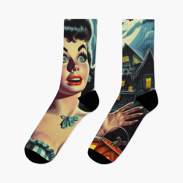 Item preview, Retro Halloween Girl designed and sold by PulpVintage.
