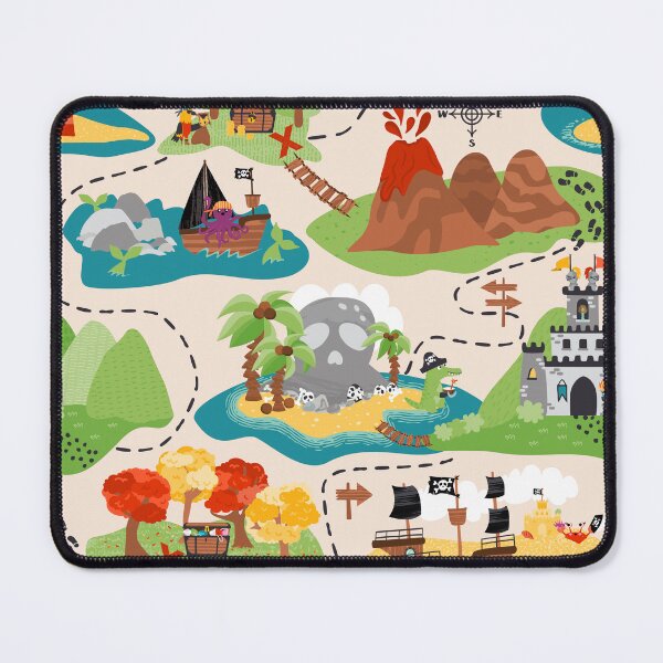 Item preview, Pirate Treasure Map On Tan designed and sold by SamAnnDesigns.