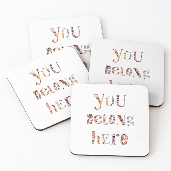 Item preview, You Belong Here | Quote Art designed and sold by Erica Leigh.