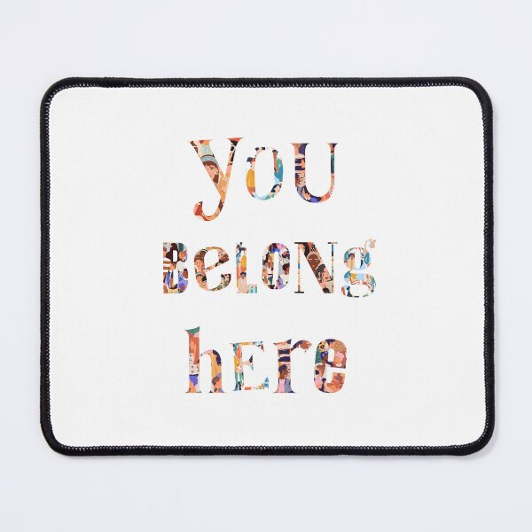 Item preview, You Belong Here | Quote Art designed and sold by Erica Leigh.