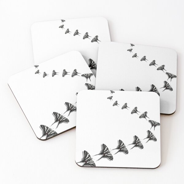 Item preview, Zebra Swallowtail Butterfly Swirl designed and sold by ArtAndBliss.